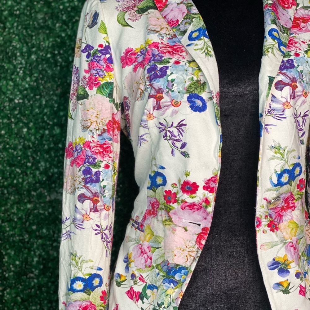 Zara Basic Botanical Garden Blazer - image 7